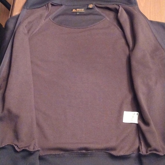 Ben Sherman Track Jacket, Brown with Red Plaid inset, Size Large, Men's - Picture 4 of 8